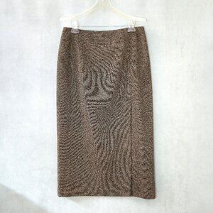 D’oraz Vintage Petite Maxi Skirt | Thigh-High Slit | Size 16P | Made in Canada